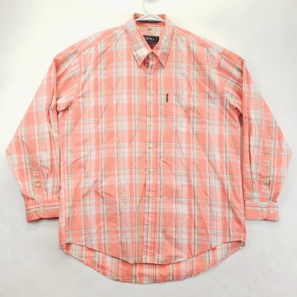 Versace Other - *RARE* Gianni Versace K2000 Plaid Shirt Mens XL Pink White